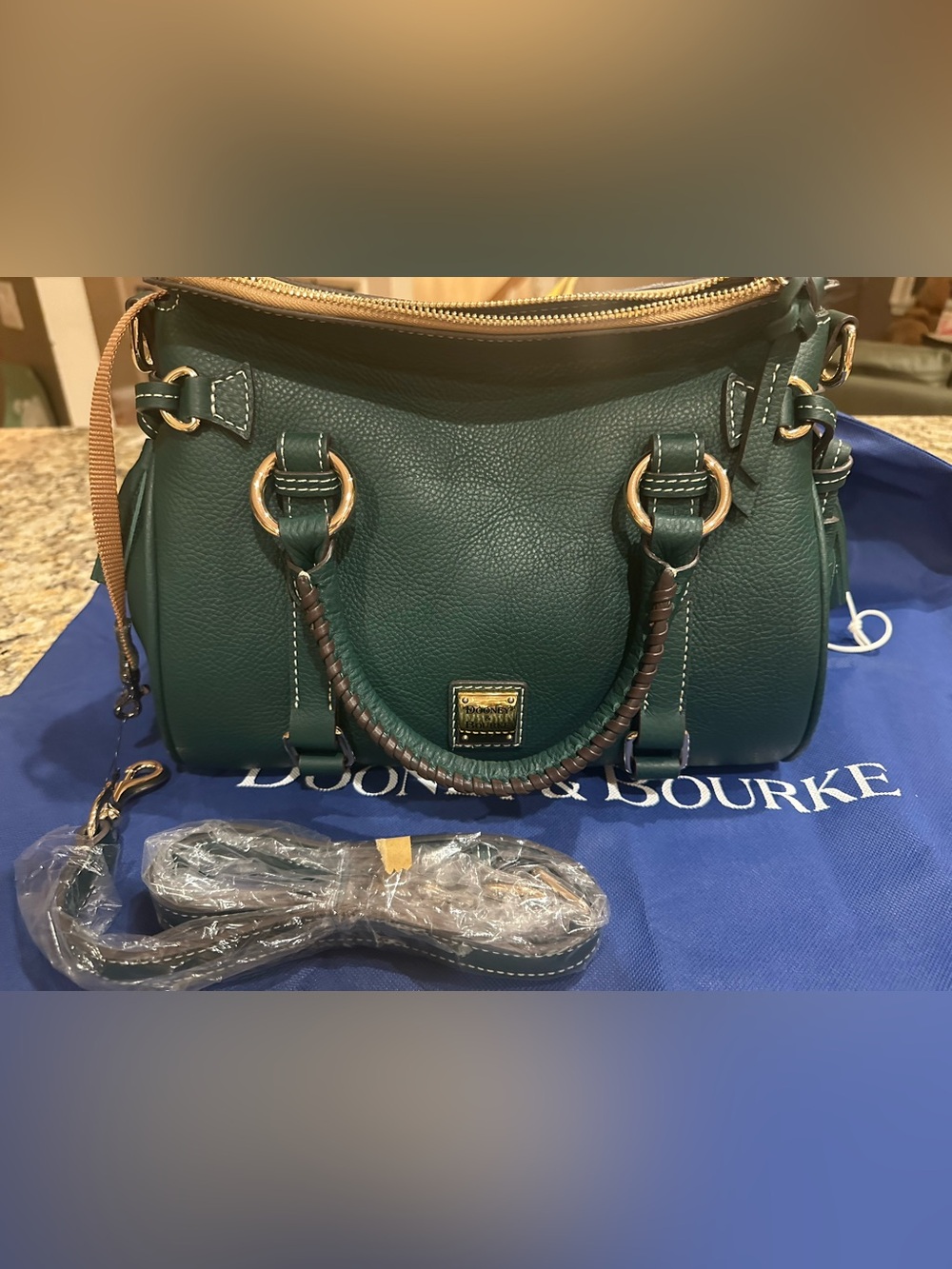 Dooney & Bourke Ivy Pebble Grain Leather Satchel